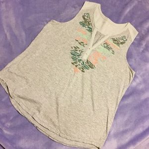 🍌 Calvin Klein Embroidered Tank Top